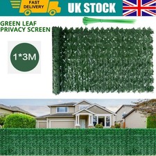 Trellis Panel Artificial Ivy Privacy Fence Screen Hedges Faux Vine Leaf Decorat