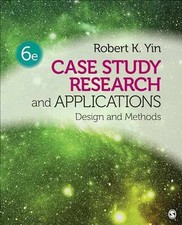 Case Study Research and Applications: - Paperback, by Yin Robert K. - Acceptable