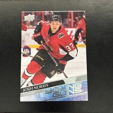 2020-21 Upper Deck Young Guns #209 Josh Norris Rookie Ottawa Senators RC