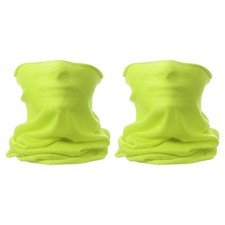 2pcs Summer Cooling Neck Gaiter Unisex Sun Protect Face Mask, Green