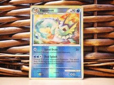 Pokemon VAPOREON 41/90 REVERSE HOLO | LP Light Play | HS Undaunted | 2010 on eBay