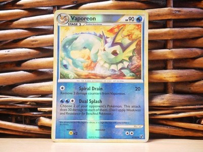 Pokemon VAPOREON 41/90 REVERSE HOLO | LP Light Play | HS Undaunted