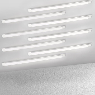 8-Pack 4FT Ultra-Thin LED Ceiling Lights, 40W Daylight for Garage & Office