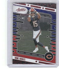 Rome Odunze 2024 Panini Absolute Red/Blue RC
