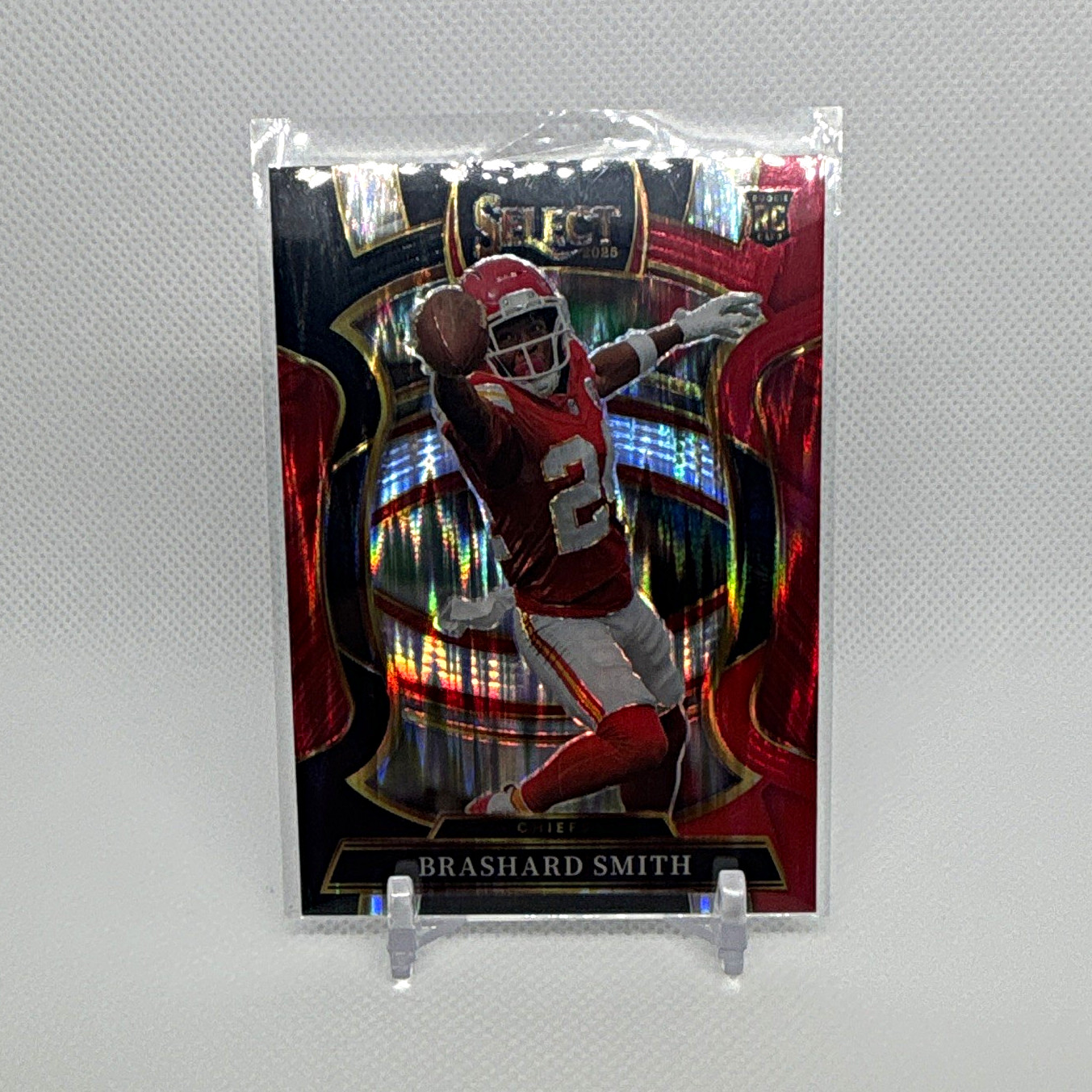 Panini 2025 Select Concourse Brashard Smith RC Prizm #9 Kansas City Chiefs