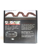 50FT Self Regulating Pipe Heating Cable Heat Tape Freeze Protection 120V - OB
