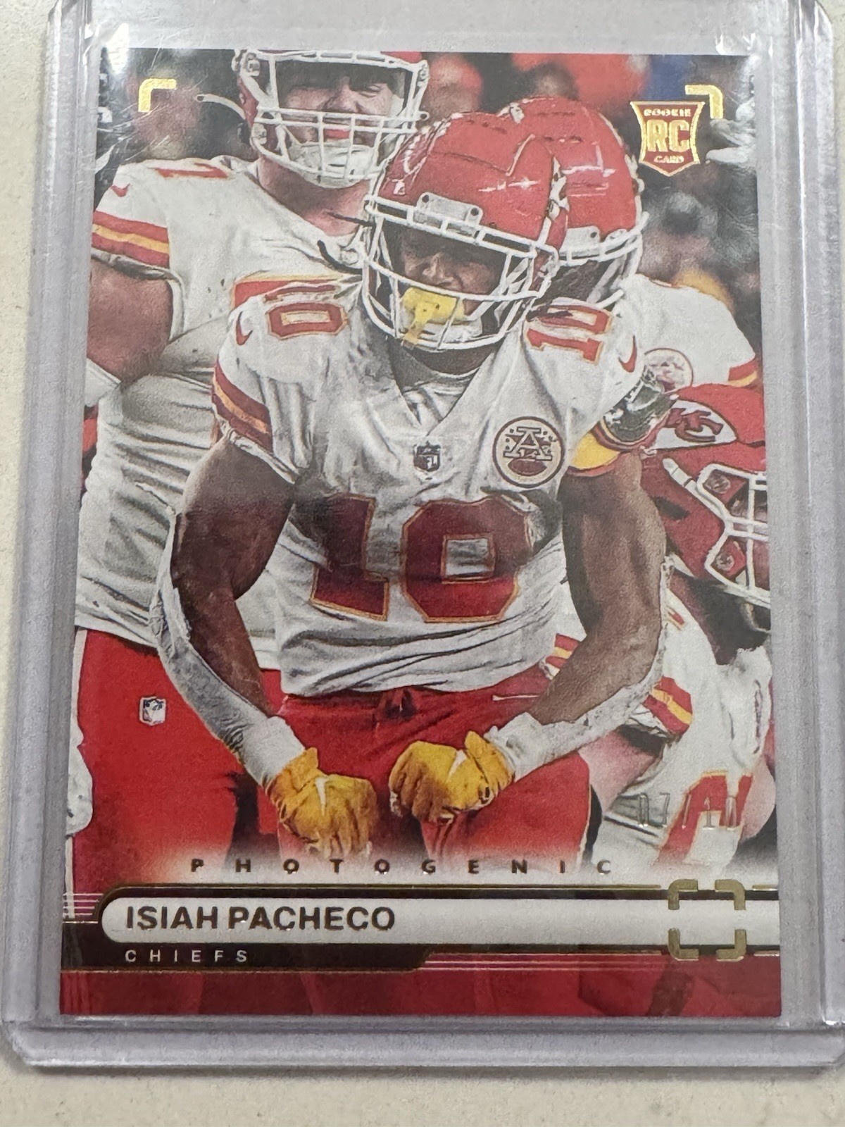 Isiah Pacheco Panini Chronicles Photogenic #PH31 Gold