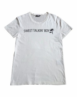 トップス DIOR HOMME ARCHIVE sweet tee Dior Homme SS2010 Sweet Talkin' Boy Flower T-Shirt Beige Size: S