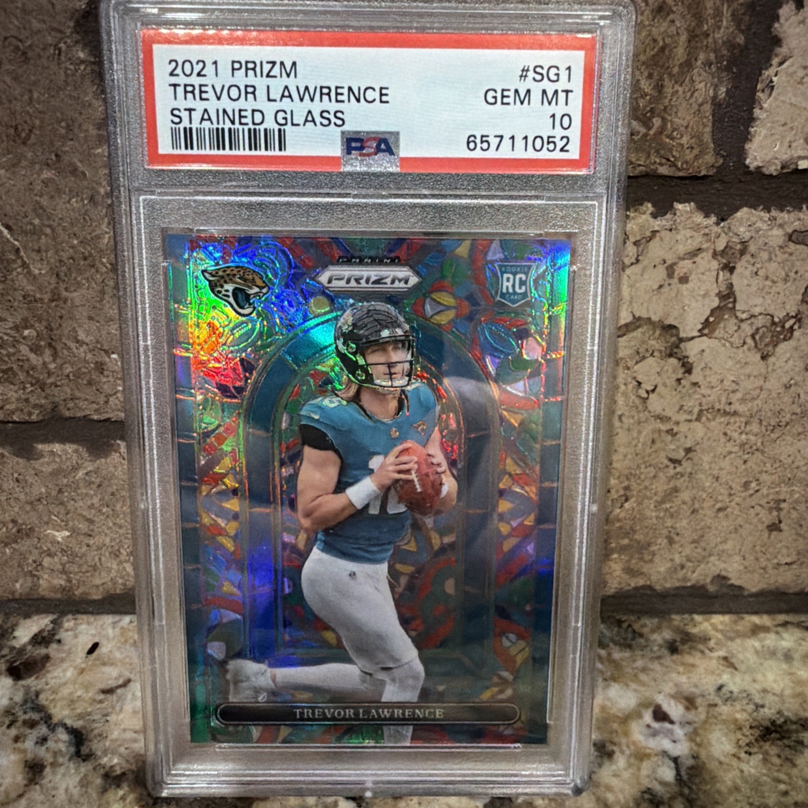 2021 Panini Prizm - Stained Glass Trevor Lawrence #SG-1 (RC)