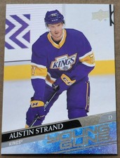 2020-21 Upper Deck Young Guns #722 Austin Strand Los Angeles Kings Rookie RC