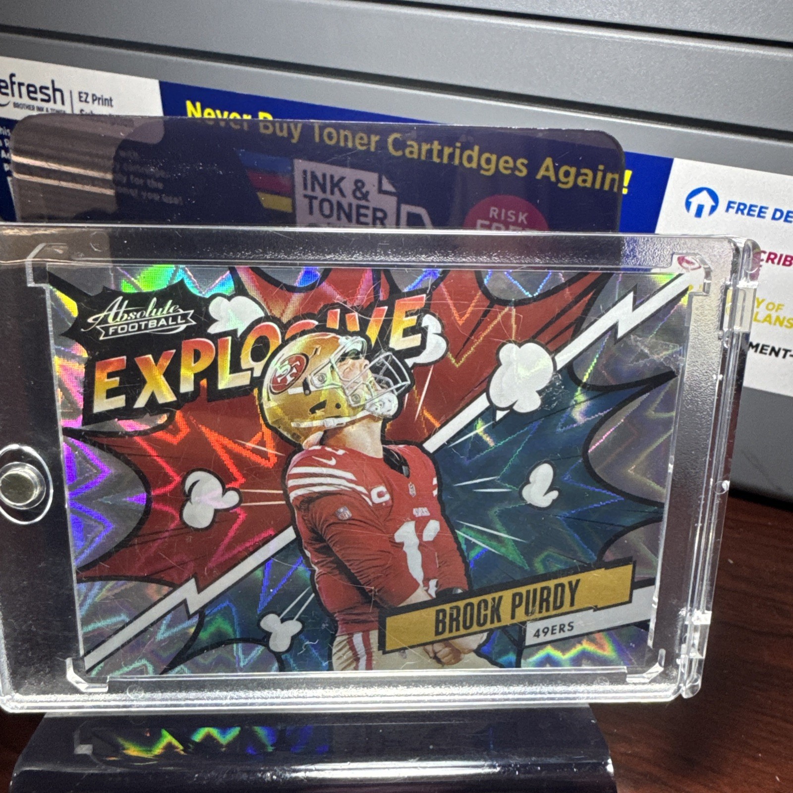 2024 Panini Absolute Brock Purdy Explosive (SSP) CASE HIT! #EX-BPY - 49ers