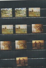 Bhutan - 1968 Paintings Series - Litho & Embossed - Mint Never Hinged