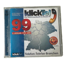 klickTel 1999/2000  CD- ROM für Windows 95/98/etc. Software  