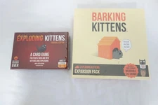 Barking Kittens + Exploding Kittens Expansion Game NIB New