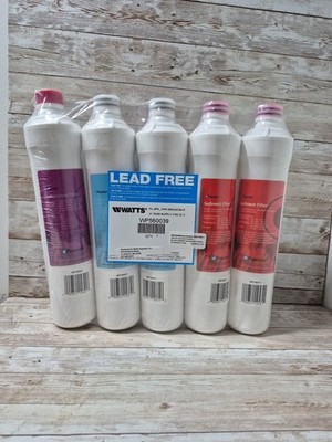 Pack of 5 Watts Premier WP560039 Water Filter Cartridges For UF-3 System