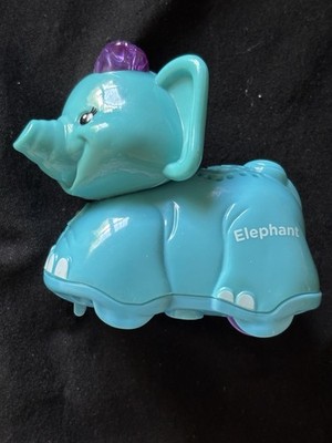 VTech Eleanor ELEPHANT Go Go Smart Animals Learning Toy Lights Sound Music WORKS