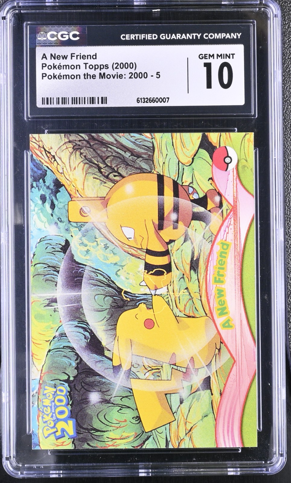 Pokemon Card A New Friend 5 The Movie 2000 Topps CGC 10 GEM MINT