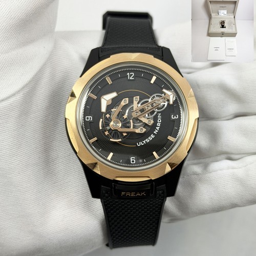 2024 Ulysse Nardin Freak 2405-500-2A/3D 44MM Black Titanium Rose Gold Box Paper