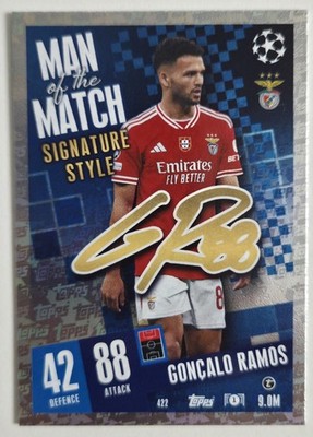 Gonzalo Ramos -Signature Style-Match Attax Champions League 2023-24 Benfica #422