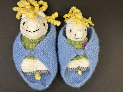 Handmade Swaddle Unicorn Pocket Plush Set