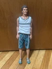 Vintage 1968 Ken Barbie Boyfriend Doll Brown Hair Mattel Indonesia Green Swim