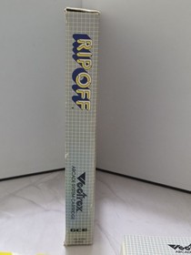 Vectrex Rip Off Game Box With Overlay No Cartridge