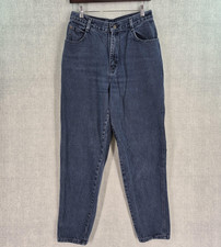 Vintage Gitano Jeans Womens 12 Blue High Rise Tapered Mom Distressed Denim 90s