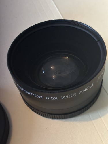 58mm Thread 0.50X Wide Angle Aux Conversion Lens w/Macro Adapter - Picture 2 of 2