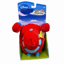 Disney Little Einsteins Plush Pat Pat Rocket Ship Stuffed Bean Beanz Red 7" Toy
