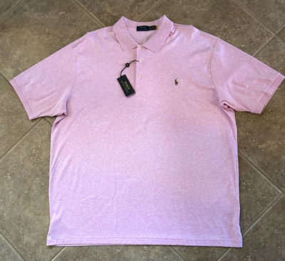 Polo Ralph Lauren Classic Fit Interlock Polo Shirt 3XB Pink
