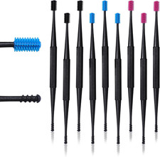 9 Pcs Ear Wax Removal Kit Reusable Spiral Silicone Ear Cleaner for Adults Kids