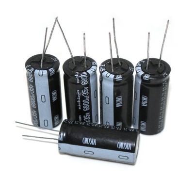 5X 35V6800UF Radial Aluminum Electrolytic Capacitors 6800UF/35V 18x40