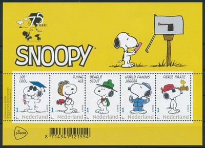 122727] The Netherlands 2025 Snoopy 75 years Personal Stamps MNH