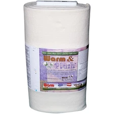 Warm & Plush Cotton Batting By-The-Yard Crib Size 45"X10yd FOB: MI