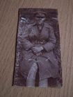 WW1 Military Soldier Despatch Rider Vintage Photo