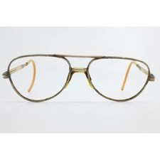 Vintage Universal 150 Aviator Eyeglass Frames Gold Tone Cable Temples 38426