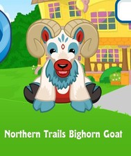 Webkinz Classic Northern Trails Bighorn Goat Adoption Code Only Messaged 