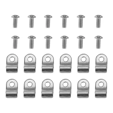 24X Brake Line Clamp & Screw Street 3/16" Stainless Steel Rod Custom Dune Buggy