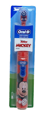   Oral B Toothbrush Kids 3+ Disney Junior Mickey Soft Battery-Operated FREE S&H