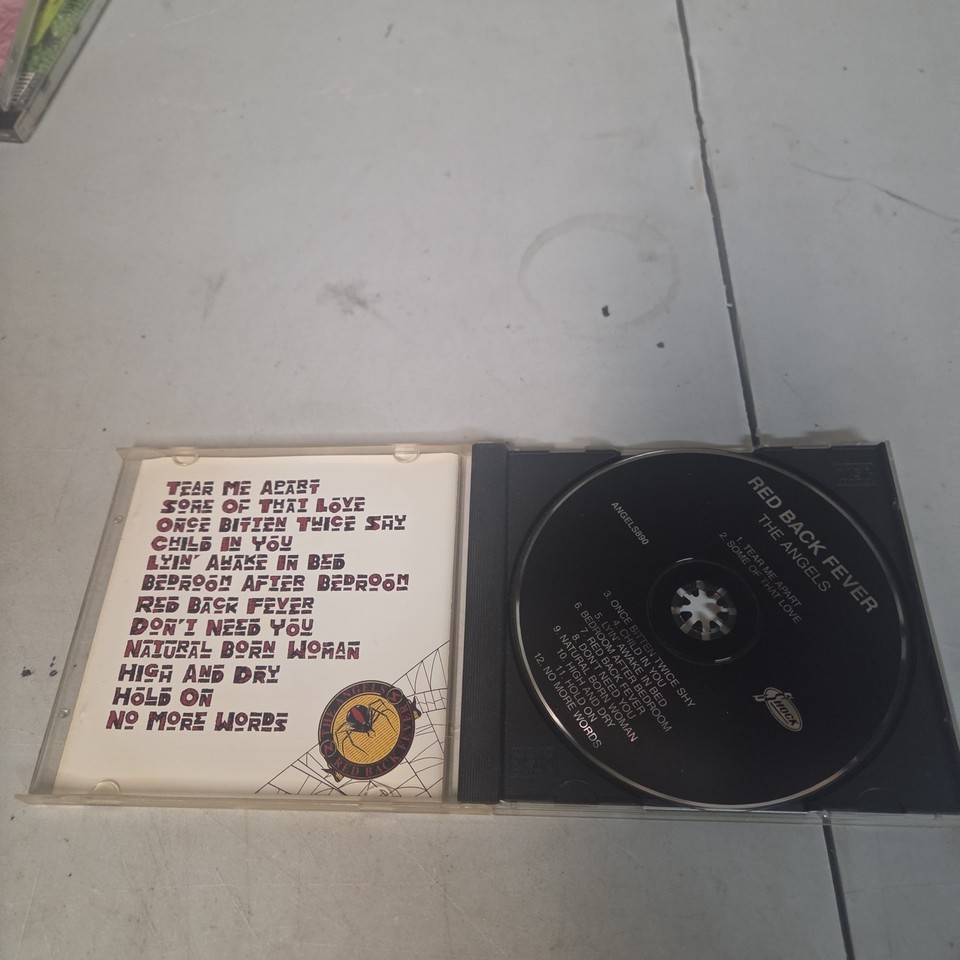 THE ANGELS Red Back Fever 1991 CD Album Shock Records ANGELS890 Hard ...