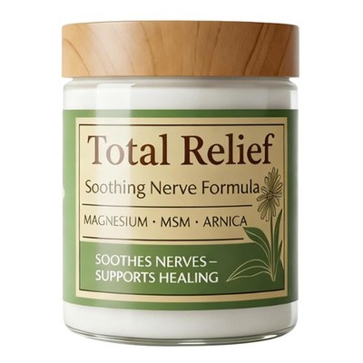 Total Relief Soothing Nerve Formula Cream Non-Greasy Nourishing Skin Care Cream