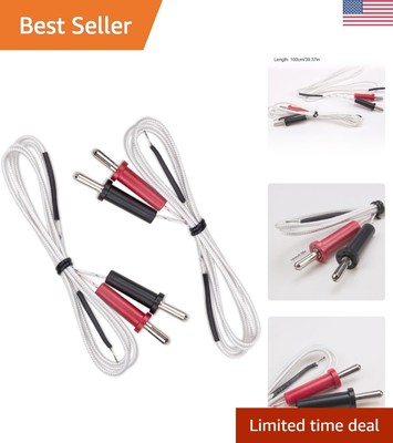 High-Precision 2Pcs K-Type Thermocouple Sensors - Mini Connector & Waterproof