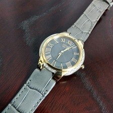 CITIZEN Eco-Drive Dress Watch Diamant Lünette Lederband unbenutzt