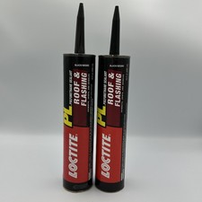 Loctite PL Polyurethane Sealant - Roof & Flashing - Black - 10 fl oz *LOT OF 2*