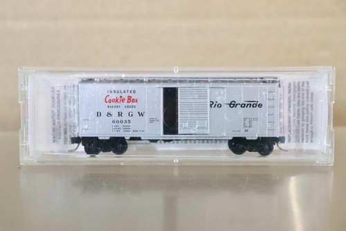 Micro Trains MTL 20110 Spur N Rio Grande D&RGW 40' COOKIE BOX CAR 60035 on | Zustand: Used