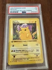 1999 Pokemon Base Set 1st Edition-Yellow Cheeks #58 Pikachu PSA 5 Nice Original