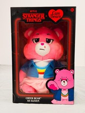 Netflix Care Bears x Stranger Things Cheer Bear As Eleven 12 Sealed Box MIB NWT