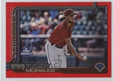 2025 Topps Pro Debut Red Foil 2/10 Yohandy Morales #PD-158 1k9t