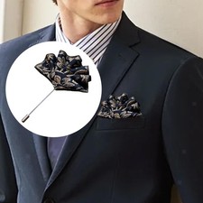Herren-Anstecknadel, Anzugtasche, Handtuch f&uuml;r B&uuml;hnenauftritte, Konzerte,