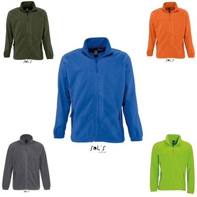 SOL´S Heren Männer Anti Pilling Fleece Jacke North  XS bis 5XL